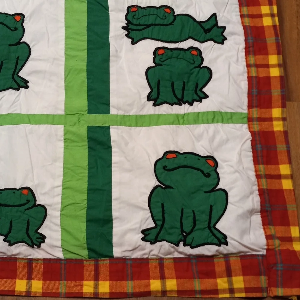 Handmade Frog Quilt For Baby/Child. 39
